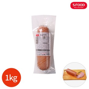 에스푸드 쿡살라미 통 햄 1kg, 1개