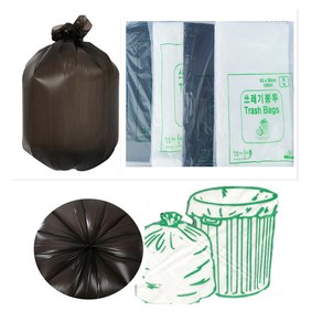 배접봉투 쓰레기봉투 분리수거 비닐봉투 20L~100L, 배접봉투_소(58*75)_흰색(100매), 20개