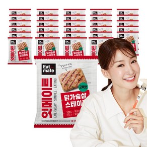 [랭킹닭컴] 잇메이트 닭가슴살 스테이크 고추, 100g, 30개, 100g