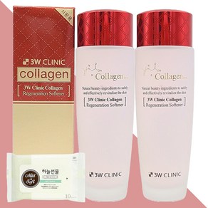 3WC 콜라겐 리제너레이션 소프너 150ml 2개(+하늘선물 물티슈 10매), 2개