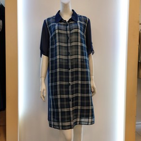 프로그램 가성비짱 체크카라 롱 블라우스 P222B085 뉴코아 울산 성남