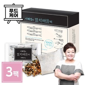 빅마마 이혜정 멸치다시팩 (15g x 10개) 3팩, 3개, 15g