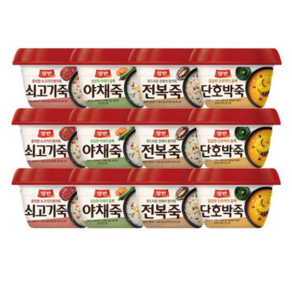 올따옴기획 동원죽 285g(쇠고기+야채+전복+단호박)x3개씩, 1세트, 285g