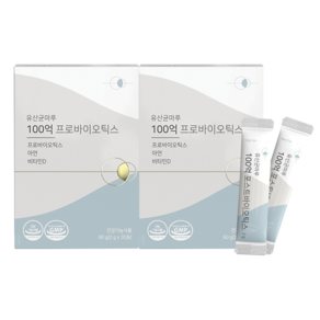 유산균마루 100억 프로바이오틱스, 60g, 2박스