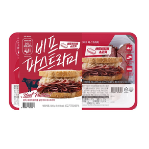 존쿡델리미트 비프 파스트라미, 2개, 250g