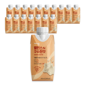 케어웰 밸런스N 구수한맛, 200ml, 18개