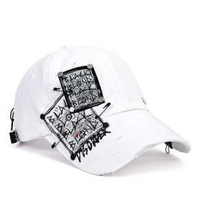 블랙블론드 BBD Disode Patch Cap (White)