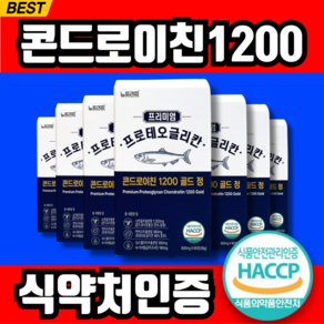 뉴트리픽 프리미엄 프로테오글리칸 콘드로이친1200 골드정 식약처 HACCP 인증 600mg, 60정, 4개