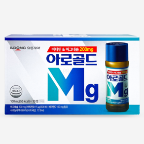 일동제약 아로골드Mg 마그네슘드링크 아로골드엠지, 100ml, 10개