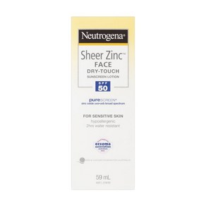 뉴트로지나 쉬어 징크 드라이터치 선크림 59ml Neutogena Shee Zinc Sunsceen, 1개