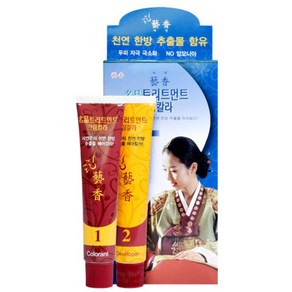 이노벨라 예향 트리트먼트 크림 칼라 염색약 60ml, 1개, 5N 자연갈색