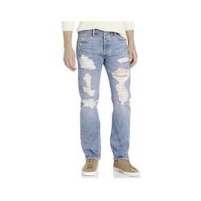 Levi’s Men’s 501 Fit Ripped Jeans Shuttle Medium Wash Size 38X30