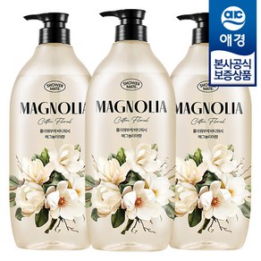 샤워메이트 플라워부케 바디워시 매그놀리아 900, 3개, 900ml