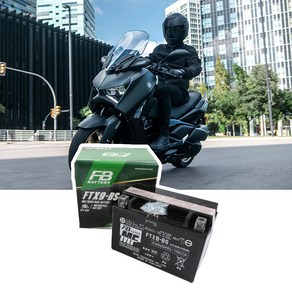 FB 배터리 FTX9-BS XMAX 보이져 조이맥스 배터리 12V 8Ah, 1개, 미충전