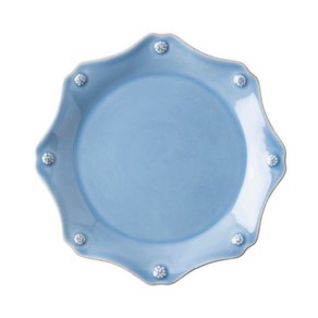 줄리스카 베리&뜨레드 22.5cm 불루 디저트 플레이트 (Bey & Thead Chambay Scalloped Desset/Salad Plate), 1개