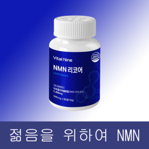 비타붐 프리미엄 식물성 NMN 500mg 식약청 항노화 뇌건강, 1개, 30정