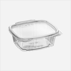 서비스팩용기 SL-L12 투명 600세트 440ml [샐러드 과일 반찬 델리 포장용기 배달용기], SL-L12(일체형), 1개