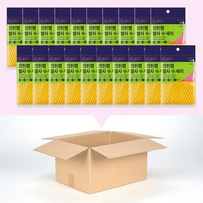 크린랲 망사 수세미, 2개입, 30개