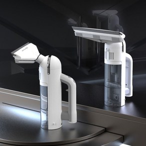SMTONE K611 무선 핸디형 유리 청소기 물기제거 다용도 청소기 원터치 닦기 분무 오물흡수 3in1 평면 청소 커피 테이블 거울 청소기 한글버전, EL611 유리창 청소기, 1개