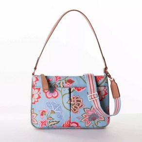 오일릴리 숄더백 /스카이블루 Oilily Flat Shoulde Bag M Statosphee