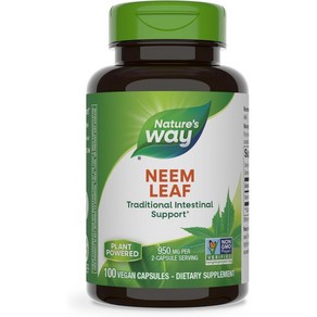 네이처스웨이 님 리프 허브 추출물 캡슐 Natue's Way Hebal Neem Leaf, 1개