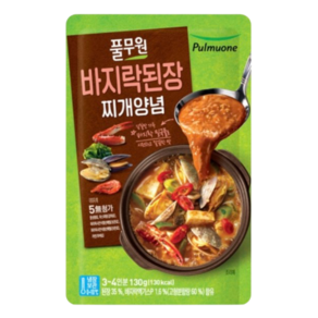 풀무원 바지락된장찌개양념 130g