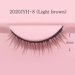 돌모아 구체관절인형 메이크업 인형전용 속눈썹 - 2020JYH-8 (Light brown)