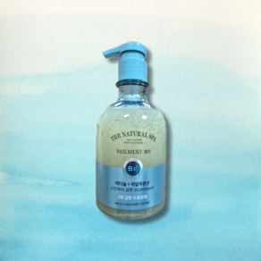 온더바디 벨먼 내추럴 스파 수분광채 사해소금 스크럽 바디워시 400ml 라임바질향, 400g, 1개