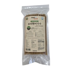 masiCook 마시쿡 간편하게 불려먹는 보리현미국수, 400g, 1개