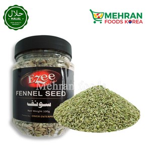 EZEE Fennel Seed (Sonf) 100g 회향 씨드, 1개