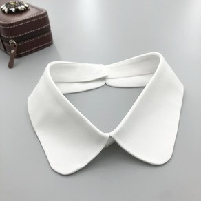 하이유니 심플 베이직 페이크 넥 카라