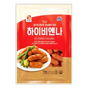 [현대프리마켓] 사조오양 하이비엔나 소시지, 1kg, 1개