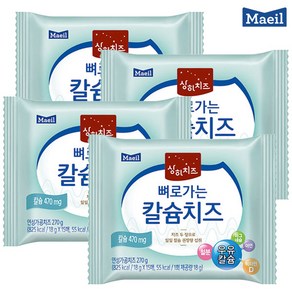 매일 뼈로가는 칼슘치즈 60매 (15매 X 4개), 270g, 4개