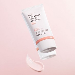 웰라쥬 리얼 히알루로닉 톤업 선크림 50ml SPF50+ PA++++ 수분 밀착 광채, 웰라쥬 리얼 히알루로닉 톤업 선크림 50ml SPF50, 1개