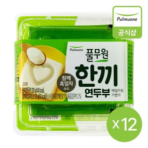 풀무원 [풀무원] 한끼연두부 참깨흑임자 12개(24입), 1개, 110g