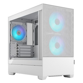 FactalDesign Clea 강화유리 미니타워 Pop Mini Ai RGB White TGC, 1개