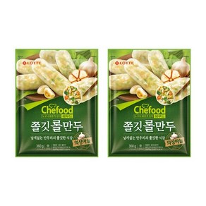 롯데 Chefood 쫄깃롤만두 360g+360g