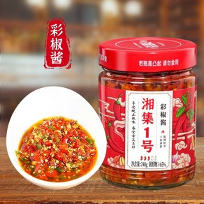 중국식품 중국 고추반찬 샹지1호 차이죠장 중국다진고추소스 CAIJIAOJIANG 258g