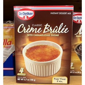 D.Oetke Classic Ceme Bulee 닥터오트커 클래식 크림 브륄레 카라멜라이징 슈가 3.7oz(106g) 3팩, 106g, 3개