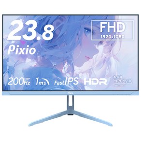 Pixio PX248 Wave Pastel Blue 게이밍 모니터 23.8 인치 200Hz FHD IPS, 상세페이지 참조, 상세페이지 참조