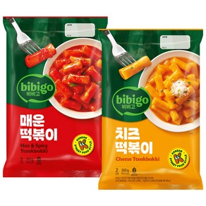 (실온보관) 비비고 떡볶이 360g 2종 (매운떡볶이 치즈떡볶이)