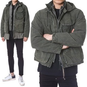 CP COMPANY (명품) 씨피컴퍼니 BA TIC 고글렌즈패치 패딩점퍼/13CMOW093A 006237G 669