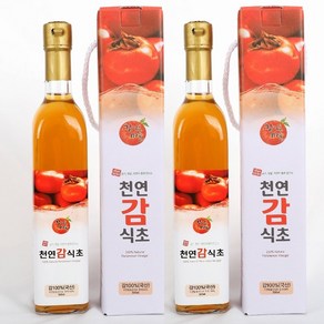 감익는마을 천연감식초 감식초500ml 항아리3년숙성 천연감식초 천연발효식초 천연식초 자연침전감식초, 500ml, 4개