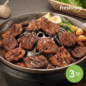 해운대암소갈비집 양념갈비 400G x(3)팩 (1.2kg), 3개