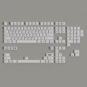 고성능 GMK Redacted PBOW Hono 2048 Alice fance AZERTY Keycaps PBT Dye Subbed Key Caps 체리 프로필, 한개옵션2, 09 Koean, 한개옵션1