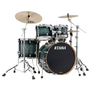 [타마] TAMA Starclassic Performer 드럼세트 5기통 Molten Steel Blue Burst 하드웨어별도 MBS42S-MSL+MBSS65-MSL