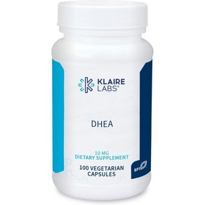 Klaie Labs 클레어랩스 부신 10mg 야생마 유래 디하이드로에피안드로스테론 우수한 흡수 미세화 콩이 없는 남녀 보조제 100캡슐, 1개