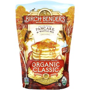 Bich Bendes 196924 오가닉 팬케이크 & 와플 믹스 16 oz, 16 Ounce (Pack of 1)