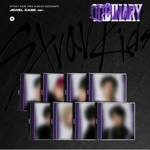 스트레이키즈 오디너리 ODDINARY Stay Kids Jewel case 주얼케이스, 랜덤버전