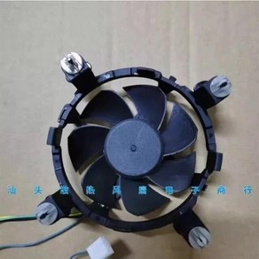 인텔 E97378-001 정품 쿨러 선풍기 12V 0.60A 775 핀 CPU 냉각, 01 fan, 01 fan, 1개